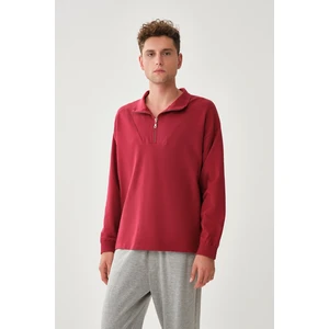 Dagi Sweatshirt - Burgundy - Regular