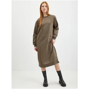 Khaki Women's Sweatshirt Dress Noisy May Helene - Women