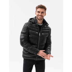 Giacca da uomo Ombre C543/black