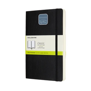 Moleskine Expanded - zápisník - čistý, černý L