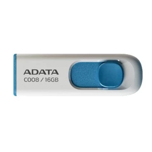 16GB USB ADATA C008  bílo/modrá (potisk)