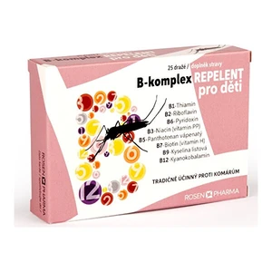 ROSENPHARMA Rosen B-komplex REPELENT pre deti 25 tabliet