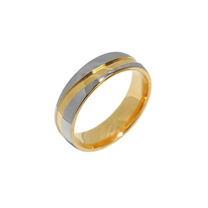 Silvego Snubní ocelový prsten pro muže a ženy MARIAGE RRC2050-M 49 mm