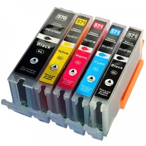 Canon CLI-571 Bk, C,M,Y + PGI-570Bk multipack kompatibilní cartridge