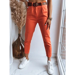 Women's trousers ME BELLA orange Dstreet