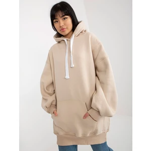 Women's Basic Hoodie - Beige