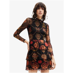 Black Women Patterned Dress Desigual Daphne - Women