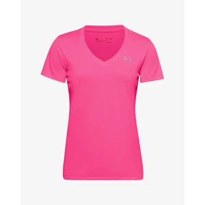 Under Armour Tech SSV - Solid Dámské funkční triko 1255839-653 Cerise S