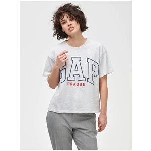 GAP Tričko Logo Prague easy short sleeve tee