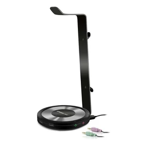 Speedlink Estrado Multifunctional Gaming Headset Stand with USB Hub - Sound Card Combination, black