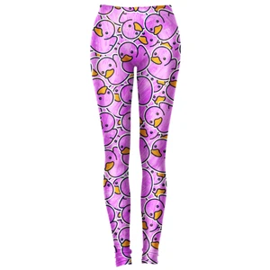 Mr. GUGU & Miss GO Woman's Rubber Duck Leggings L-W-3512187