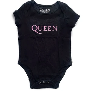 Queen T-shirt Queen Logo Noir 3-6 mois