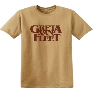 Greta Van Fleet Koszulka Logo Beżowy 2XL