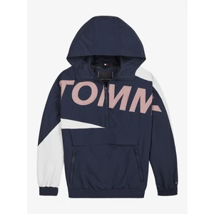 White-blue boys' jacket with hood Tommy Hilfiger - Boys