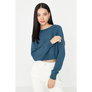 Trendyol Sweater - Blue - Regular fit