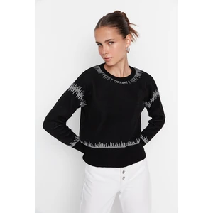 Trendyol Sweater - Black - Regular fit