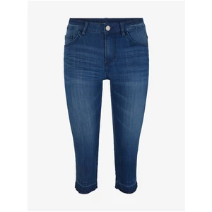 Blue Women's Three-Quarter Slim Fit Pants Tom Tailor - Women