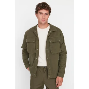 Trendyol Jacket - Khaki - Regular fit