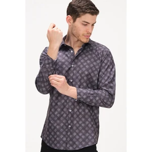 G731 DEWBERRY EMILIO CERUTTI MEN'S SHIRT-BLACK