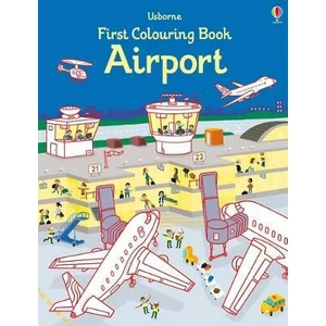 First Colouring Book Airport - Simon Tudhope