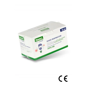 25x FFP2 respirátor NANO MED.CLEAN - B86/tělová f00025