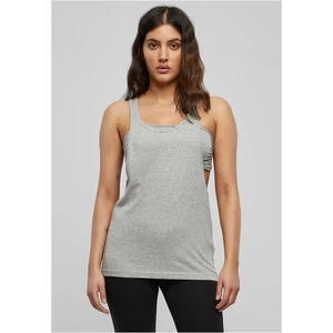 Women's loose tank top grey