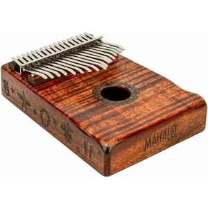 Mahalo MKA17KA Photo Flame Koa Kalimba