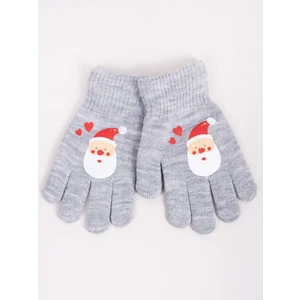 Yoclub Kids's Gloves RED-0012G-AA5A-020