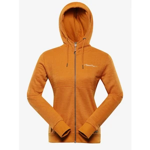 Women's cotton sweatshirt ALPINE PRO COOCA golden oak