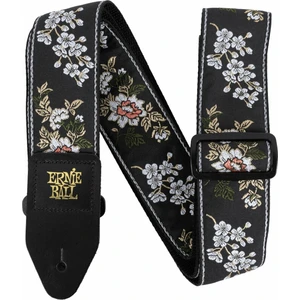 Ernie Ball Classic Jacquard Guitar/Bass Strap White Blossom