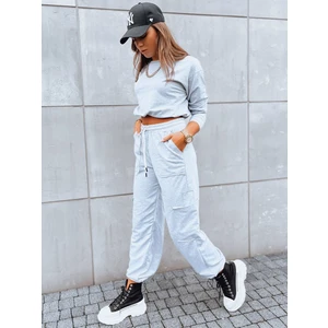 CHARM women's tracksuit light grey Dstreet