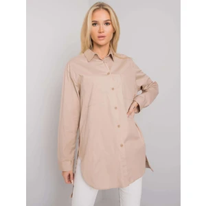 Beige cotton shirt