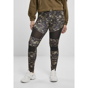 Ladies Camo Tech Mesh Leggings Wood Digital Camo