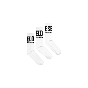 3PACK socks Diesel white (00SAYJ-0QATV-E4124)