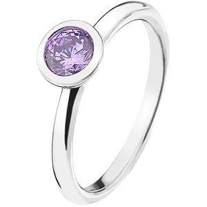 Hot Diamonds Stříbrný prsten Emozioni Scintilla Lavender Calmness ER020 51 mm