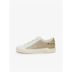 Gold-Cream Women Sneakers Guess Wayne - Women