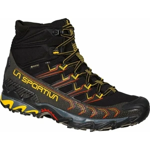 La Sportiva Férfi túracipők Ultra Raptor II Mid GTX Black/Yellow 42,5