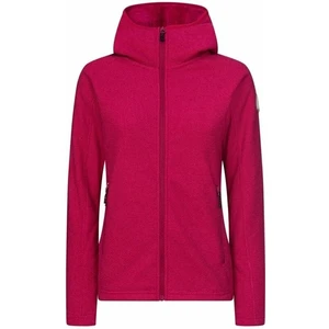 Rock Experience Crystal FZ Woman Fleece Cherries Jubilee Melange L Sudadera con capucha para exteriores