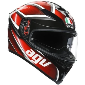 AGV K-5 S Tempest Black/Red S/M Přilba