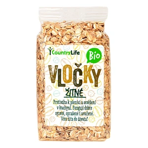 Country Life Vločky ražnej BIO 250 g