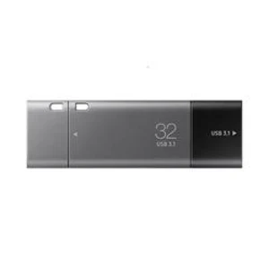 USB flash disk Samsung DUO Plus, 32 GB, USB-C™, USB 3.2 Gen 2 (USB 3.1), čierna