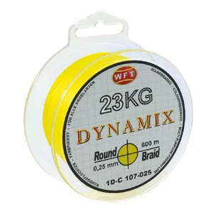 Wft splietaná šnúra round dynamix kg žltá - 150 m 0,08 mm 7 kg