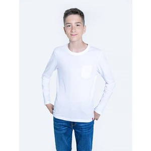 Big Star Kids's Shirt_ls T-shirt ls 180019 Cream Knitted-101