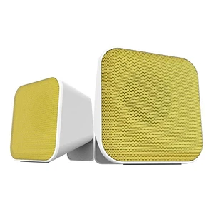 Speedlink Snappy Stereo Speakers, white-yellow