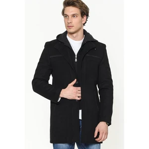 PLT8360 DEWBERRY MEN's COAT-BLACK