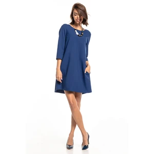 Tessita Woman's Dress T326 4 Navy Blue