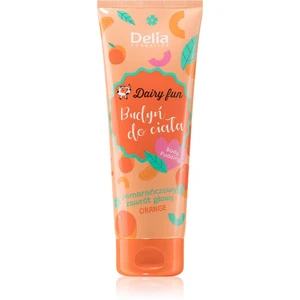 Delia Cosmetics Dairy Fun rozmaznávajúca telová pena Orange 250 ml