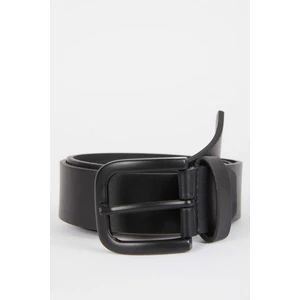 DEFACTO Men's Faux Leather Belt