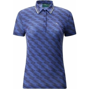 Chervo Womens Anzi Polo Blue Pattern 38