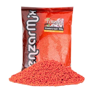 Benzar mix fluo turbo pelety 800 g 3 mm - jahoda-squid